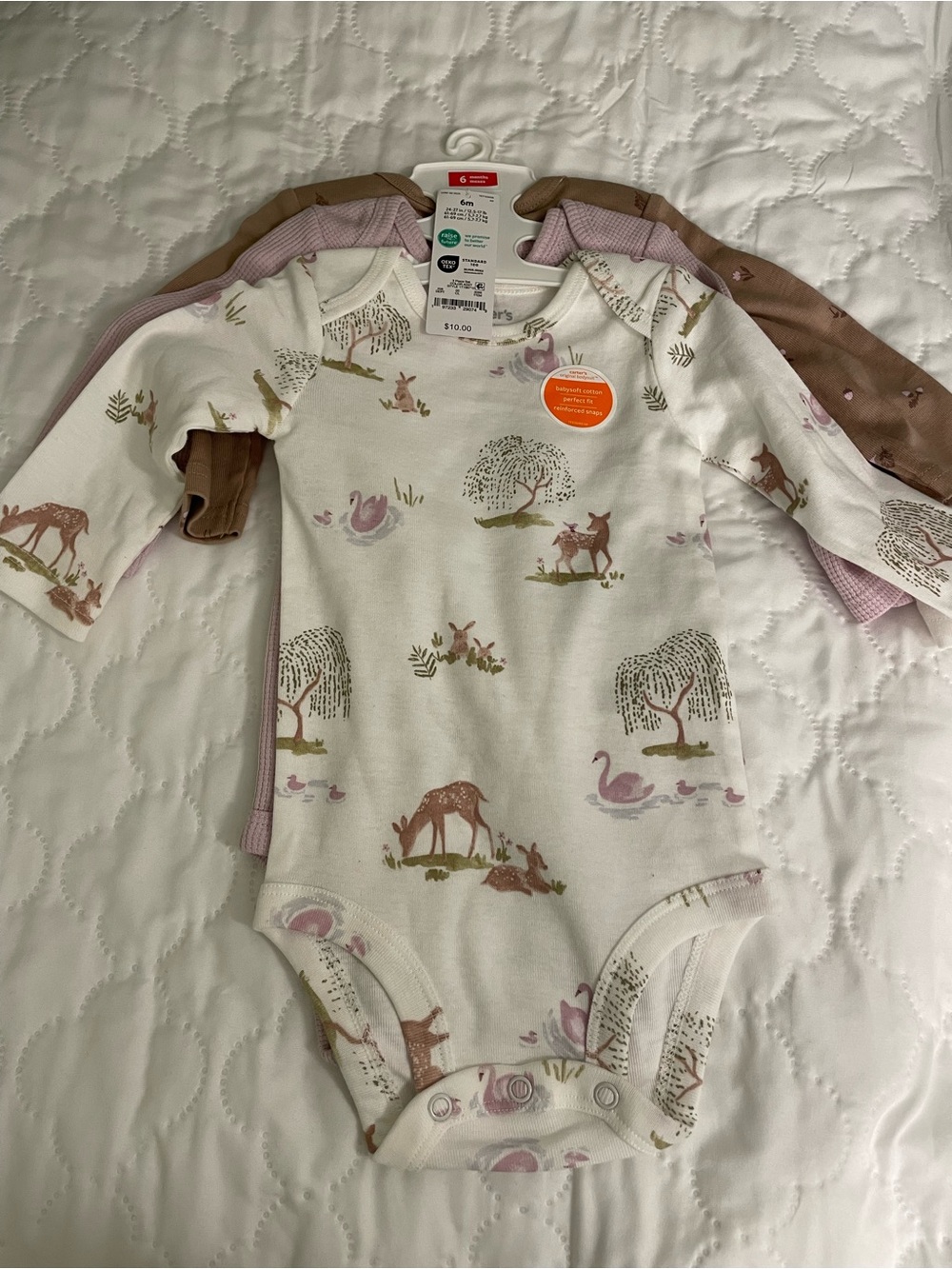 NWT Carter's Baby Long-Sleeve One-Pieces (Set of 3)